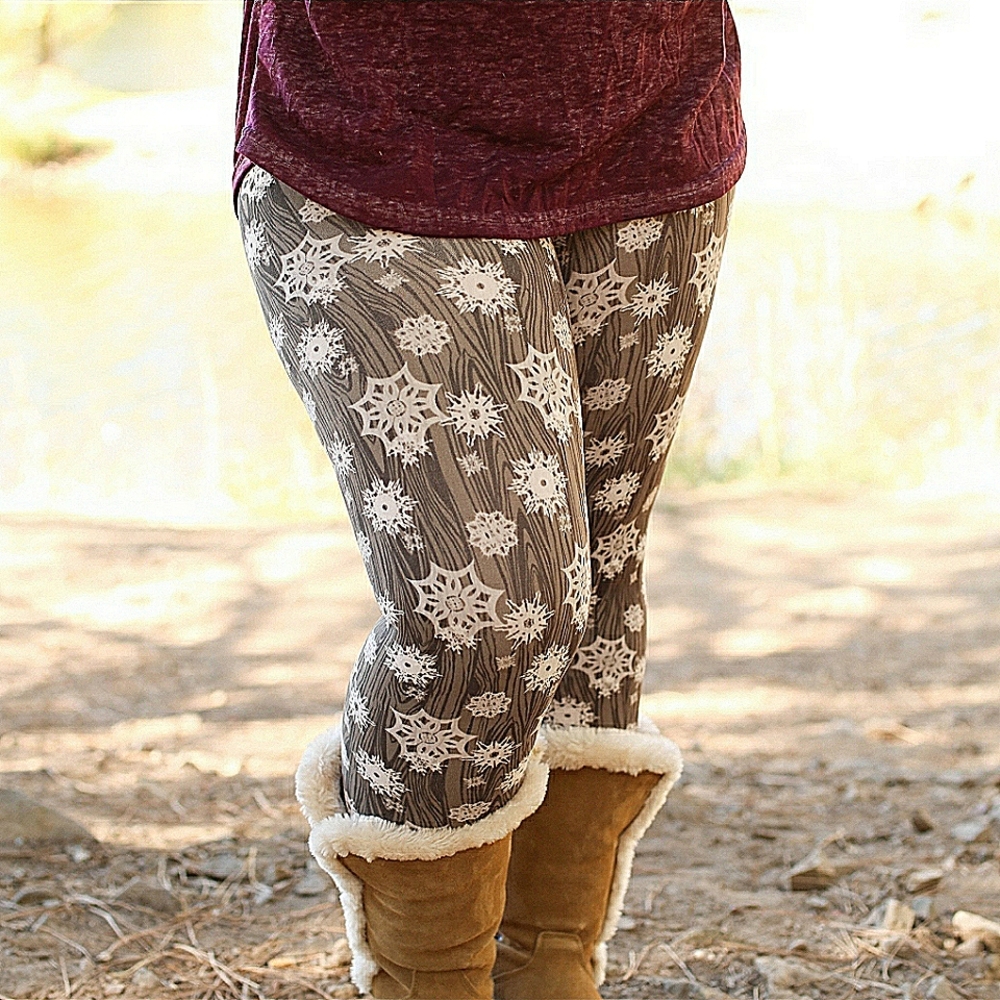 "Grey Winter" Leggings